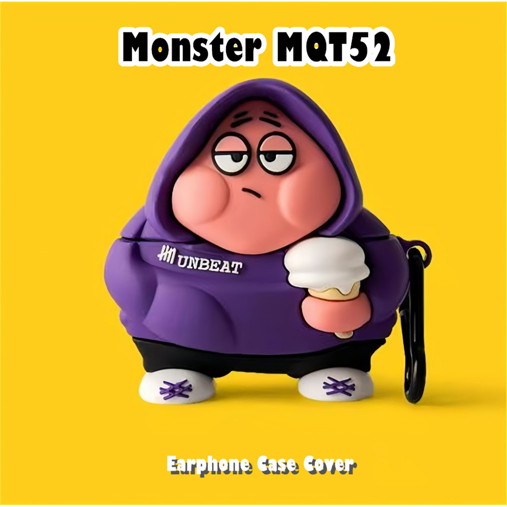 อนาคตดาวสําหรับมอนสเตอร์mqt52กรณีปลอกซิลิโคนอ่อนนุ่มการ์ตูนที่น่าสนใจหูฟังกรณีปก