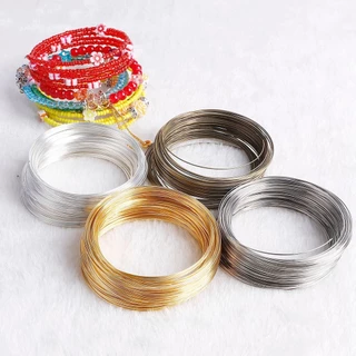 100 ข้อลวดเหล็ก ทําเอง เครื่องประดับทําด้วยมืออุปกรณ์เสริมสร้อยข้อมือแหวนคอแหวนแหวนลวดลวดเหล็กสร้อยข้อมือสร้อยคอ