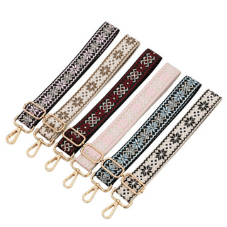 3.8เซนติเมตรมาใหม่สไตล์ชาติพันธุ์กระเป๋าสีสายคล้องไหล่อุปกรณ…