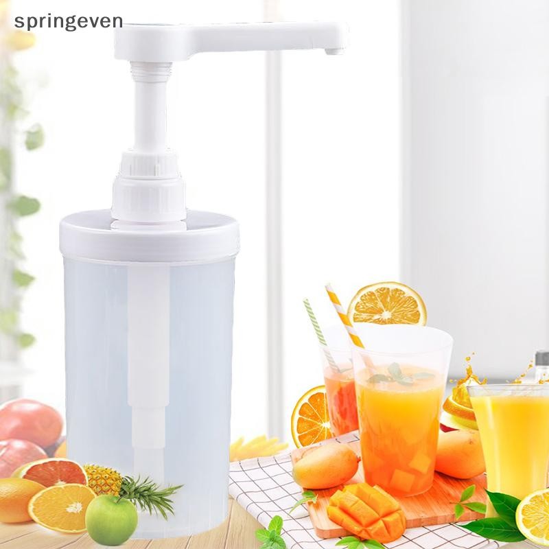 [springeven] เครื่องจ่ายของเหลวน้ําเชื่อมกาแฟ Bee หยดขวดปั๊มไฮดรอลิกและหัวฉีดครัวขวดน้ําผึ้งคอนเทนเนอร์สต็อกใหม่