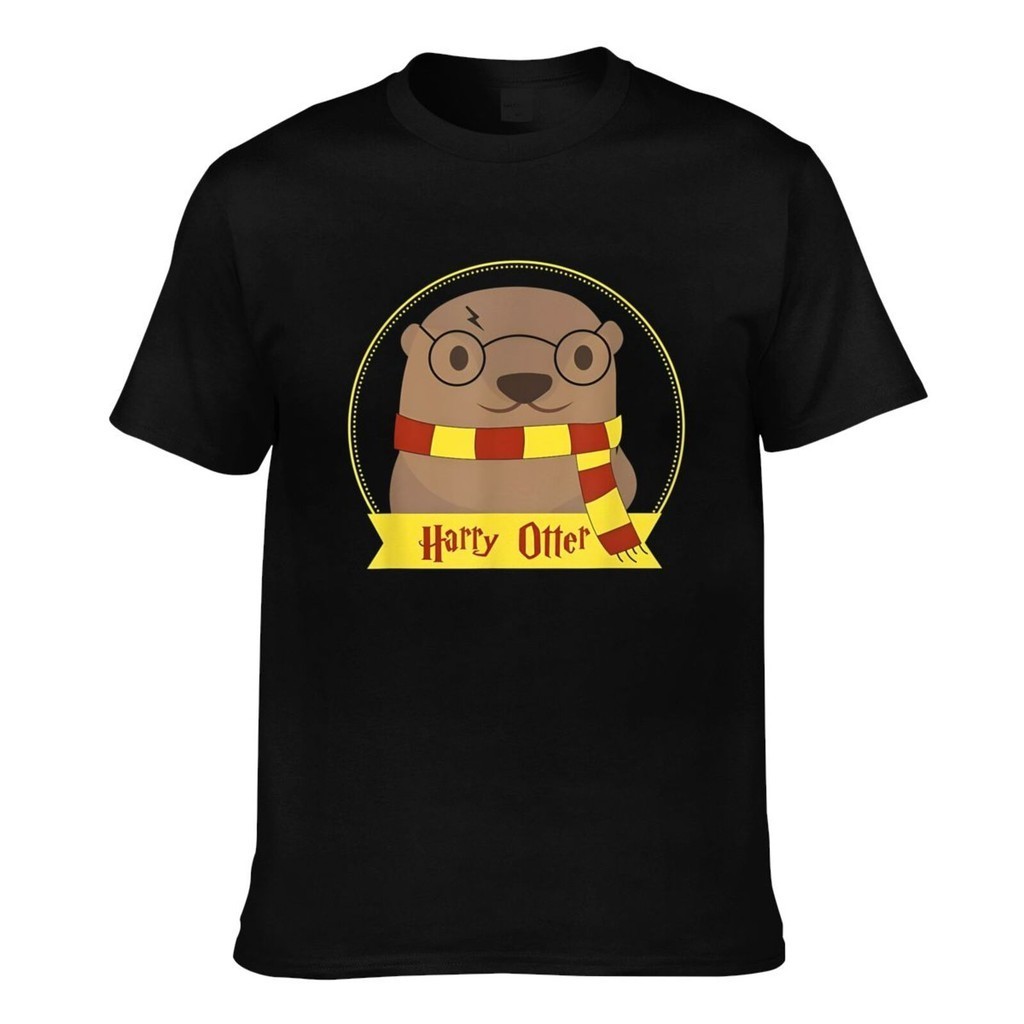Harry Otter Wizard Great Otter Lovers เสื้อยืดที่กําหนดเองยอดนิยม
