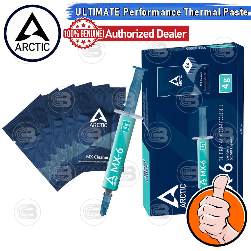 [CoolBlasterThai] Arctic Bundle Set MX-6 4g. Thermal compound with 6x MX-Cleaner
