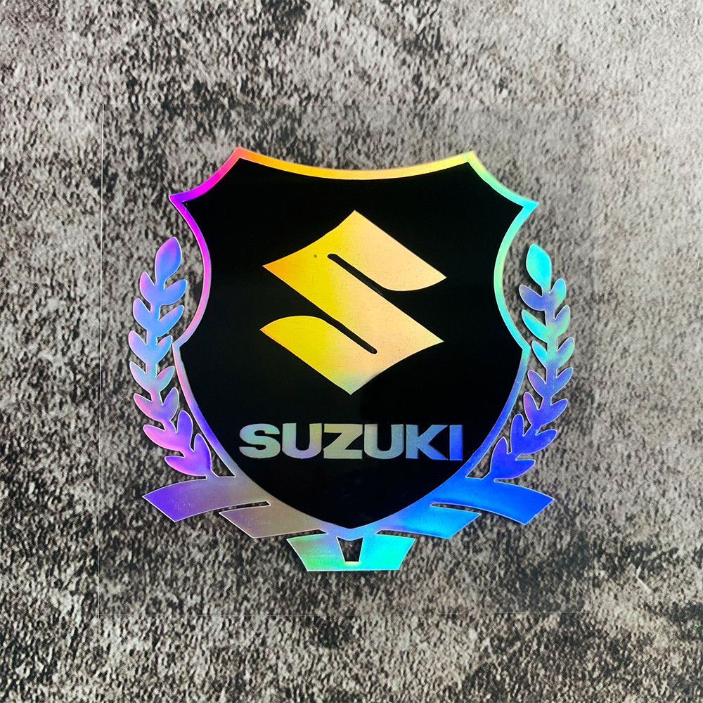 Suzuki มอไซ สกูตเตอร์ สติ๊กเกอร์ สะท้อนแสง หมวกกันน๊อค โช๊คหลัง กันน้ำ บังโคลน ตกแต่งรถ GSX RXS