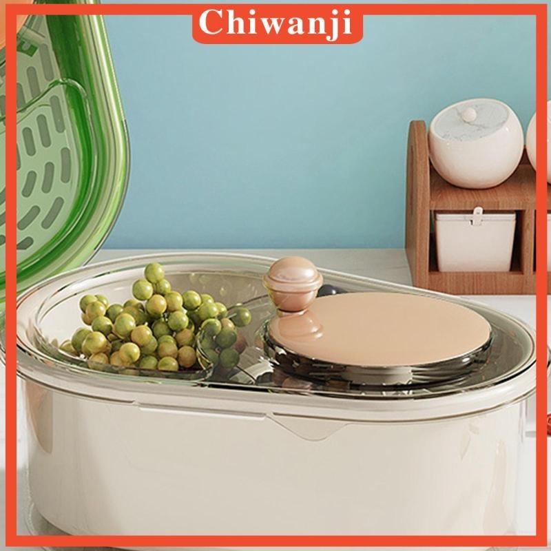 [Chiwanji] เครื่องล้างผัก และผลไม้ แบบหมุนมือ