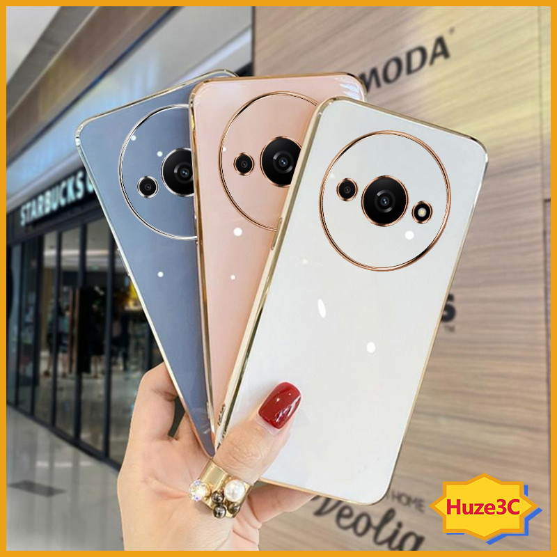 เคส Redmi A3 Poco C65 X6 5G X6Pro 5G M6Pro 4G Redmi 13C เคสโทรศัพท์มือถือแบบนิ่ม ลาย เรียบง่าย สําหรับ ZB