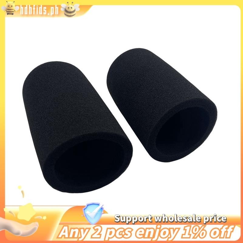 -2Pcs กระจกสําหรับ Shure SM7B ไมโครโฟน Pop Filter Cover ลดเสียงรบกวนฟองน้ําโฟมอะไหล่สําหรับ SM7B Mic
