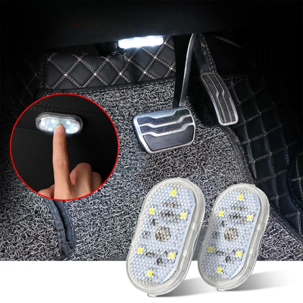 โคมไฟติดเพดานรถยนต์ LED โคมไฟอ่านหนังสือ แบบไร้สาย ชาร์จ USB 5V