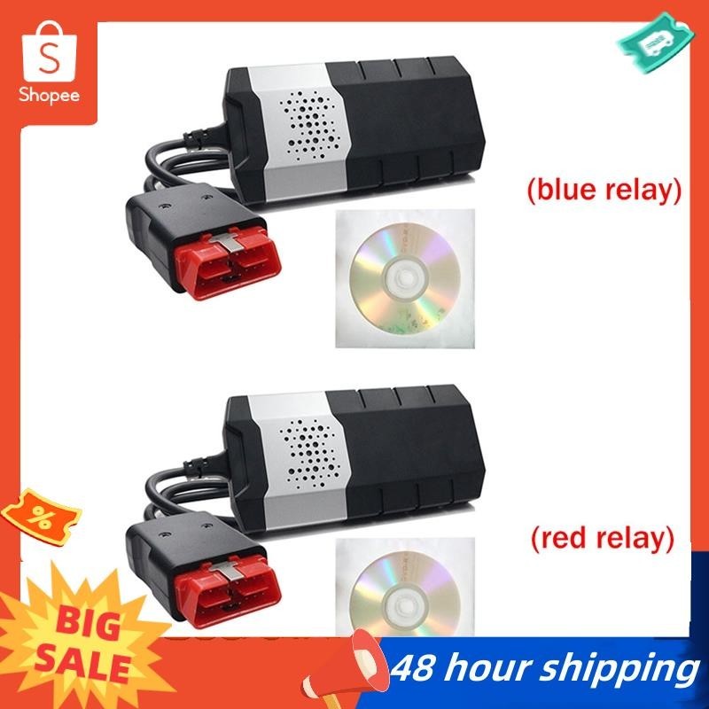 พร้อมส่ง V9 สําหรับ DS150E OBD VCI 2017.R3 TCS Pro OBD2 เครื่องมือวิเคราะห์ พร้อมบลูทูธ สําหรับสแกนเ