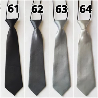 Bas2015- Bas-ไทท์ เนคไทท์สำเร็จเด็กชายสีพื้นแบบเงา มีหลายสี สายยืดได้เยอะ (ส่วนที่กว้างสุด6.25xยาว28ซม.) ใช้กับชุดไซส...