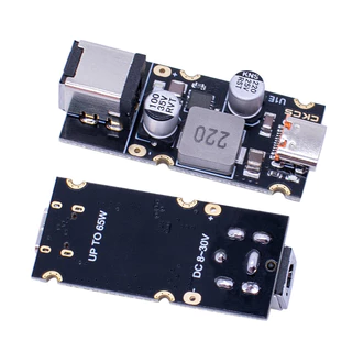 Qc4.0 QC3.0 Type-C USB PD65W โมดูลอะแดปเตอร์ชาร์จเร็ว DC8-32V 3.25A 65W SCP FCP PD
