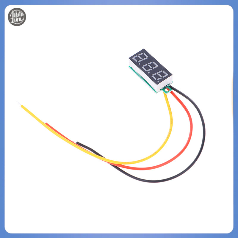 Wl| โวลต์มิเตอร์ดิจิทัล DC 0-100V ขนาดเล็ก 0.28 นิ้ว