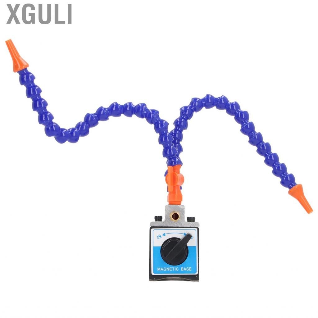 Xguli Magnetic Base Holder G1/4 in G1/2 Out Adjustable Function 2 Hoses Design Flexible Pipe for Mechanical Processing