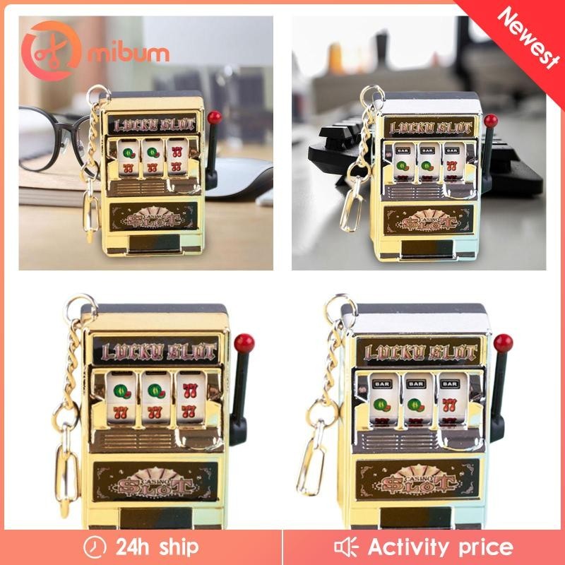 [Mibum ] Mini Slot Machine Toy, พวงกุญแจ Mini Arcade เกมของเล ่ นสําหรับเด ็ กผู ้ หญิงเด ็ กผู ้ หญิง