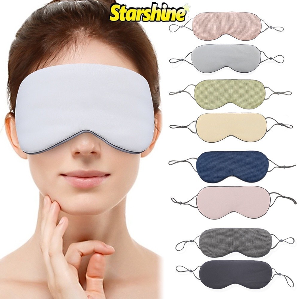 แบบพกพา 3D เลียนแบบผ ้ าไหม Nap Rest Blindfold Contouring Relax Block Out Light Eyes Cover- ผู ้ ชายผู ้ หญิงการ ์ ตูนนุ ่ ม Plush Sad Frog Sleep Eye Mask Eye Care เครื ่ องมือ