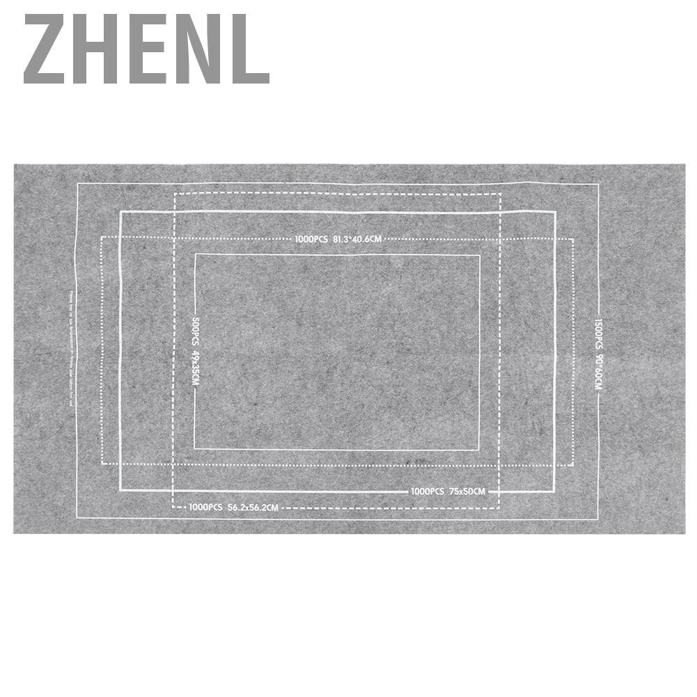 Zhenl Gray Color Household Puzzle Toy Felt Mat Puzzles Blanket Storage Carpet Accessories for Children