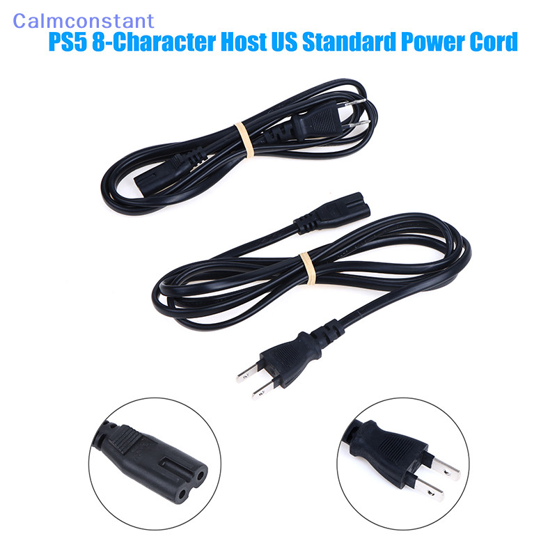 Ca > PS5 สายไฟ 8 ตัวอักษรสายไฟ Supply US Standard Cable PS5 ปลั ๊ กแบนสายชาร ์ จโฮสต ์ สายไฟเชื ่ อมต ่ อดี