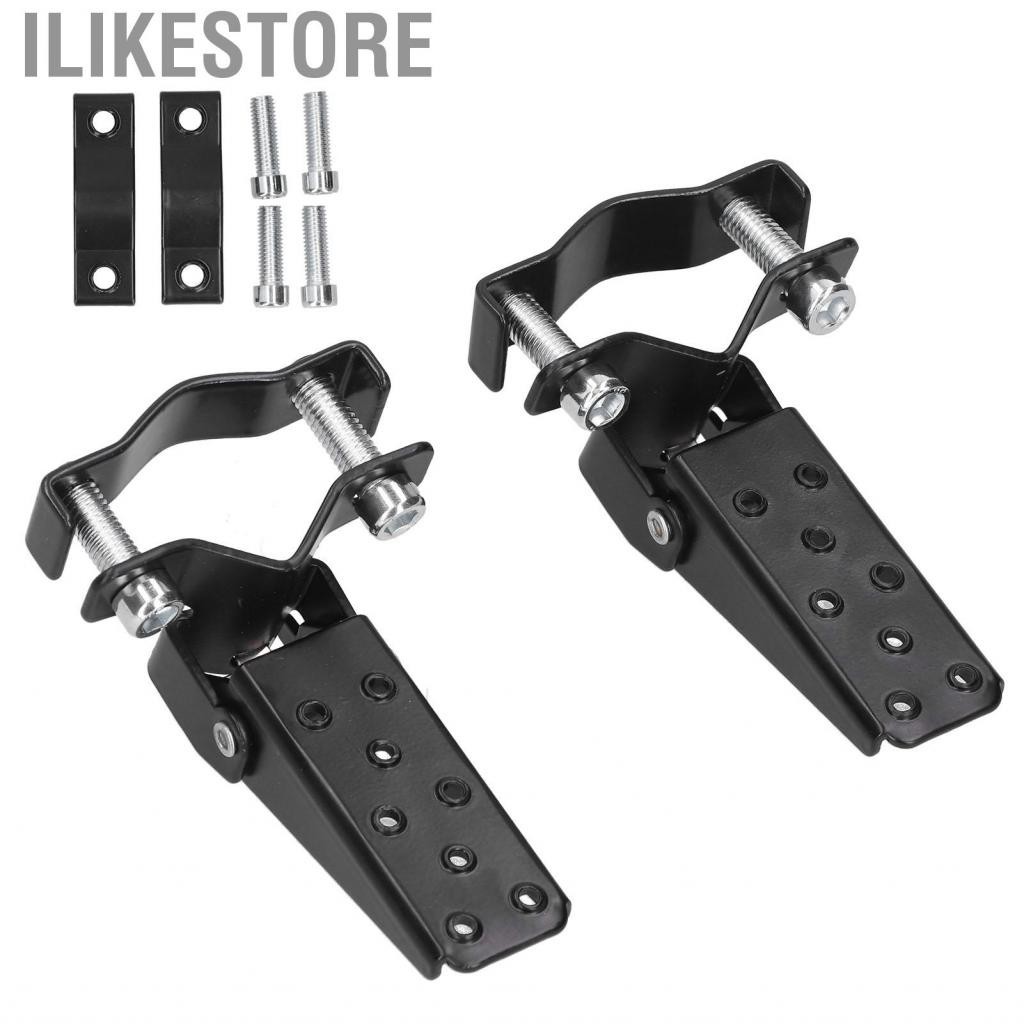 Ilikestore Motorcycle Footpegs Durable To Use Corrosion Resistant Foot Rest for Outdoor Scooters Electric
