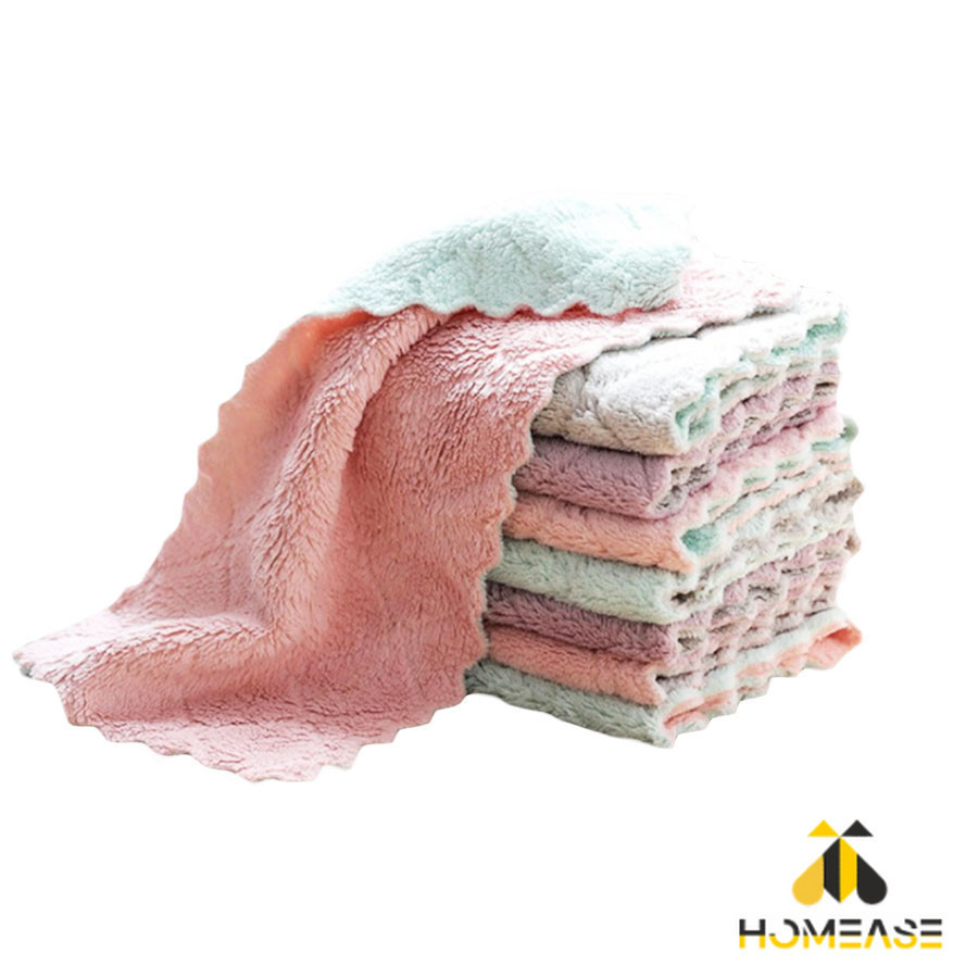HA ผ้าอเนกประสงค์  ผ้าเช็ดจาน ผ้าไมโครไฟเบอร์ Clean Cloths