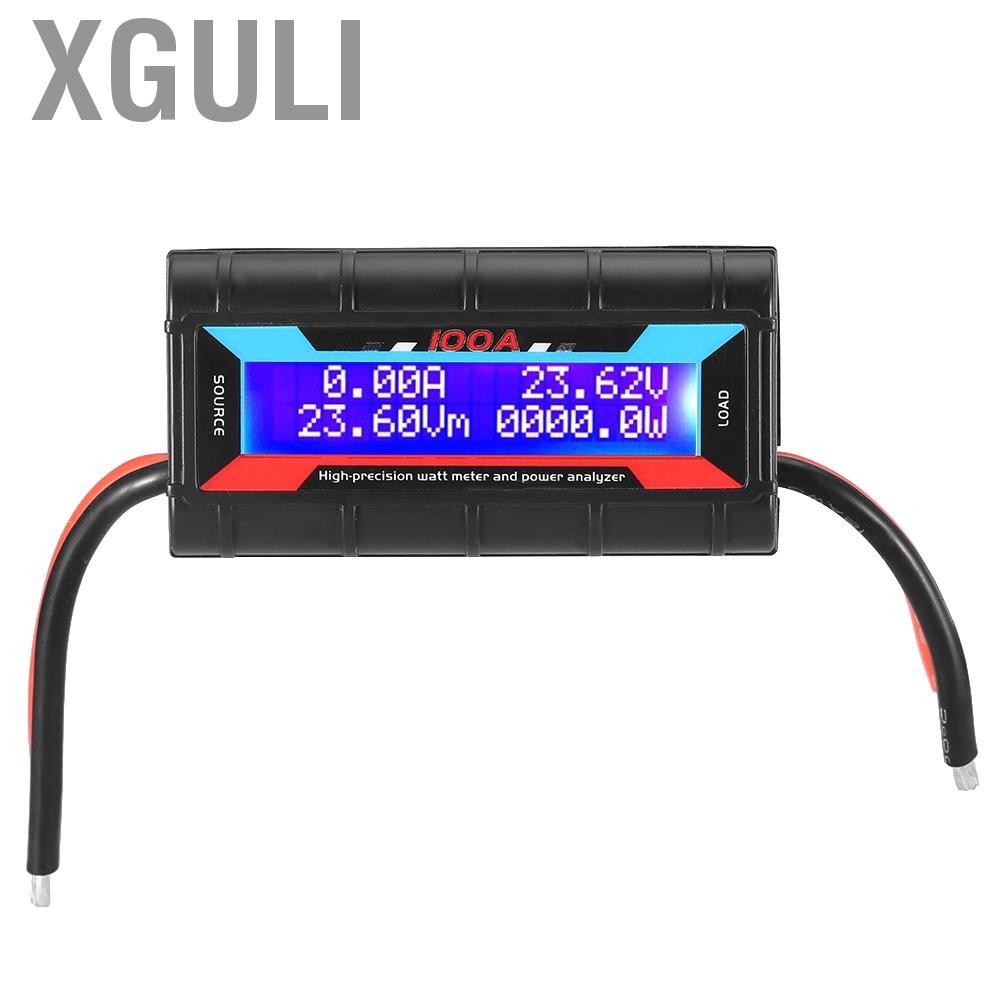 Xguli Digital Watt Meter Power Analyzer for Voltage Amp Measuring Tool Current