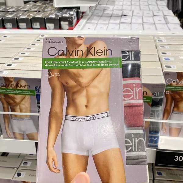 กางเกงใน กางเกงใน ck กางเกงบ็อกเซอร์ผ้าฝ้ายยืดนุ่มผู้ชาย CK Calvin Klein 3 NP2261