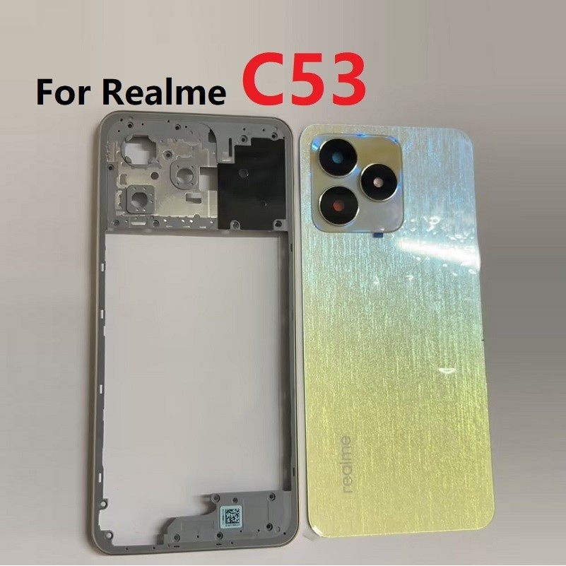 ฝาหลังสําหรับ Realme C53 RMX3760 กรอบกลาง
