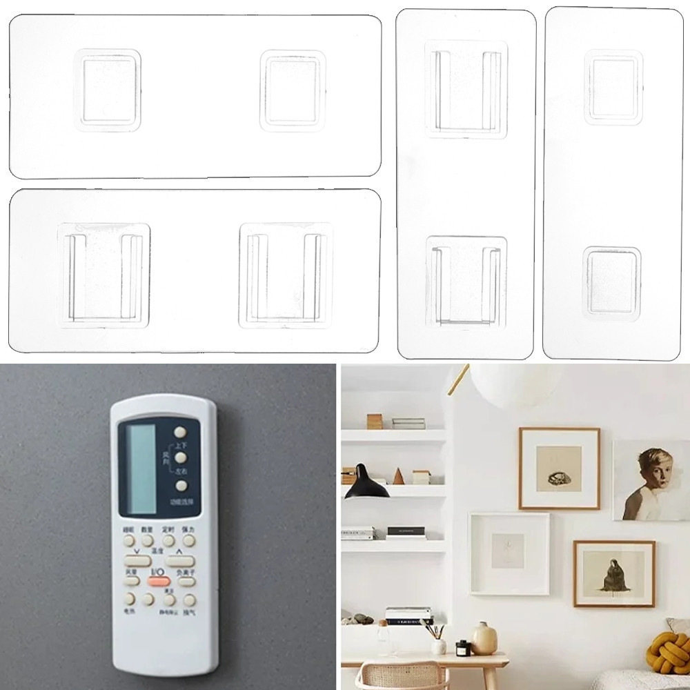 1/3set Hook Fixing Sticker - Power Strip Holder - Self-Adhesive ติดผนัง - Plug Socket Fastener - สําหรับ Router, กรอบรูป - Socket Fixer - Plug Outlet Holder