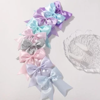 1 ชิ ้ นหวานโบว ์ คลิปผมสําหรับเด ็ กสีทึบ Handmade สาวอุปกรณ ์ เสริมผมขายส ่ ง