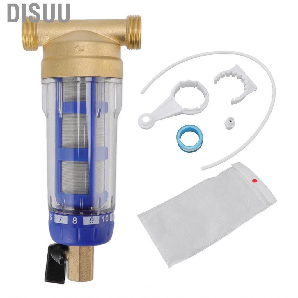 Disuu US Whole House Spin Down Sediment Water Filter Refined Copper Head HOT