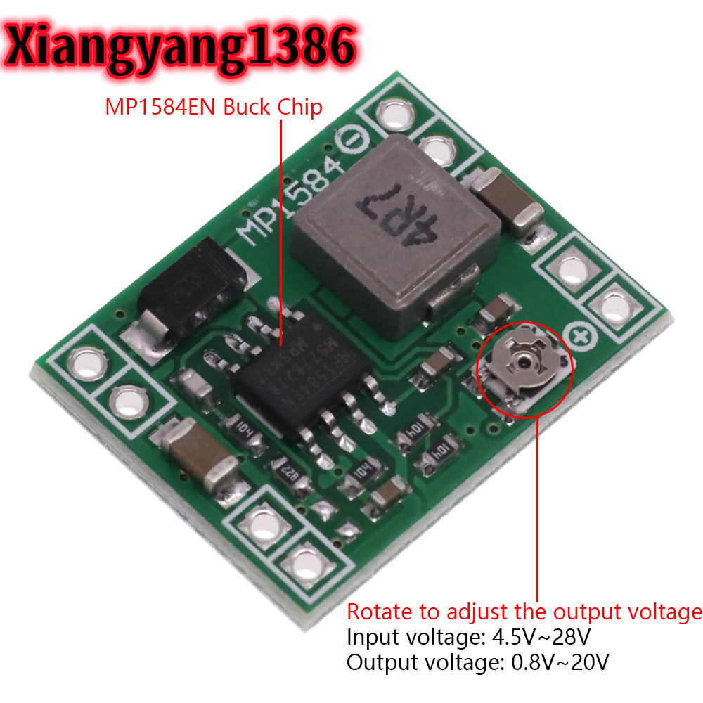 Mp1584 ปรับ 3A MP1584EN DC-DC Converter Step Down โมดูลควบคุมแรงดันไฟฟ ้ าเปลี ่ ยน LM2596s