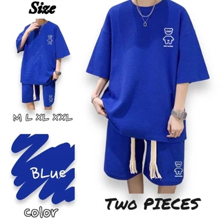 ชุดSet2ชิ้น เสื้อ+กางเกง ราคาเดียว สไตล์เกาหลี ใส่ลำลองใส่เที่ยวใส่ของแฟน ราคาไม่แรง รุ่นH59