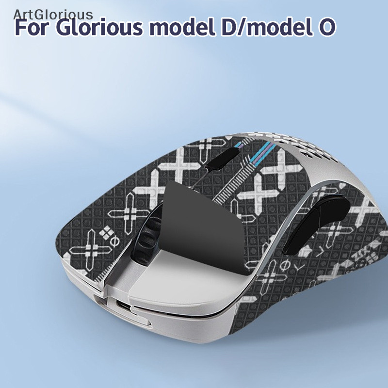 Art Mouse Grip เทปสติกเกอร์ลื่นดูดเหงื่อสําหรับ Glorious รุ่น D/รุ่น O เมาส์สําหรับเล่นเกม Anti-Slip สติกเกอร์เมาส์ Gamer อุปกรณ์เสริม N