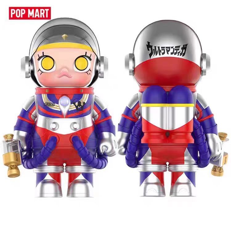 Popmart MEGA SPACE MOLLY Diga Ultraman 400 % 1000 % รูปอินเทรนด ์ Play Big Baby Doll