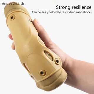 Annasun 4 ชิ้น/เซ็ตอุปกรณ์ป้องกันการต่อสู้กลางแจ้ง El แผ่นรองเข่าอุปกรณ์กีฬากลางแจ้ง TH