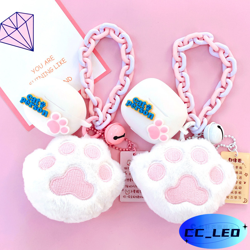 For EDIFIER X5 Pro / Z3 Pro Case Cute Cat Paw EDIFIER X2S Silicone Soft Case EDIFIER W320TN / W220T 