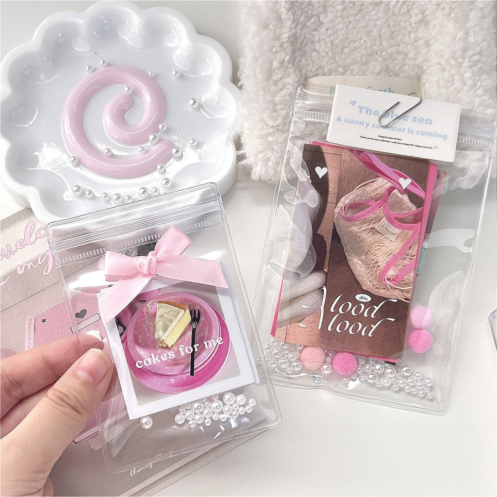 10 ชิ ้ น Ultra โปร ่ งใส PVC ถุงปิดผนึก Photocard Self ถุงปิดผนึกการ ์ ดบรรจุภัณฑ ์ วัสดุถุงเก ็ บ - รูปที่ 2