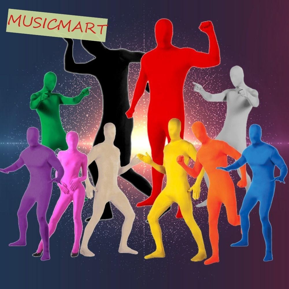 Musicmart Kid Zentai, เครื่องแต่งกาย Jumpsuit ชุดเต็มตัว, ชุดสแปนเด็กซ์ประสิทธิภาพหลายสี Invigation เสื้อคลุมผิวแน่นบอดี้สูทชุดคอสเพลย์
