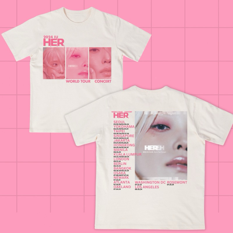 【hot t-shirts】❤IU Concert Merch T-shirt2024