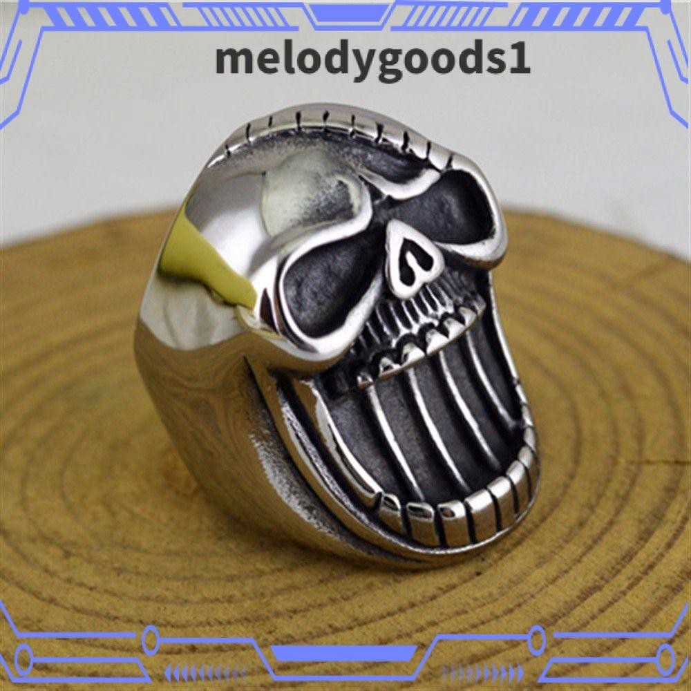 Melodygoods1 ที ่ เปิดขวดเบียร ์ แหวนคลาสสิกเครื ่ องประดับอุปกรณ ์ เสริมปาร ์ ตี ้ เครื ่ องประดับของขวัญ Punk สําหรับผู ้ ชาย