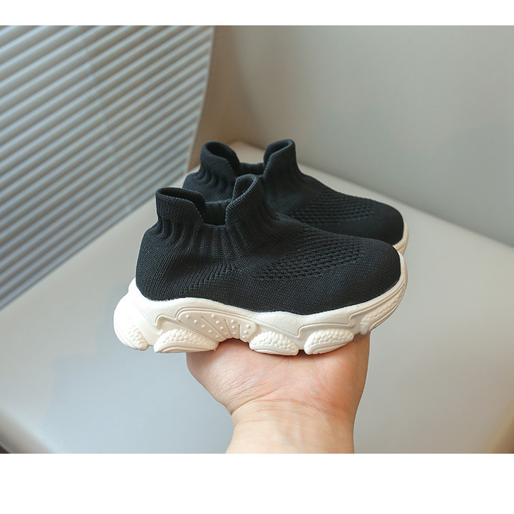 เด็กรองเท้าลําลองเด็กถุงเท้ารองเท้าผ้าใบผ้ายืดลื่นบนชายหญิงถุงเท้ารองเท้าระบายอากาศฤดูใบไม้ร่วง2024แฟชั่นใหม่21-30 - รูปที่ 7