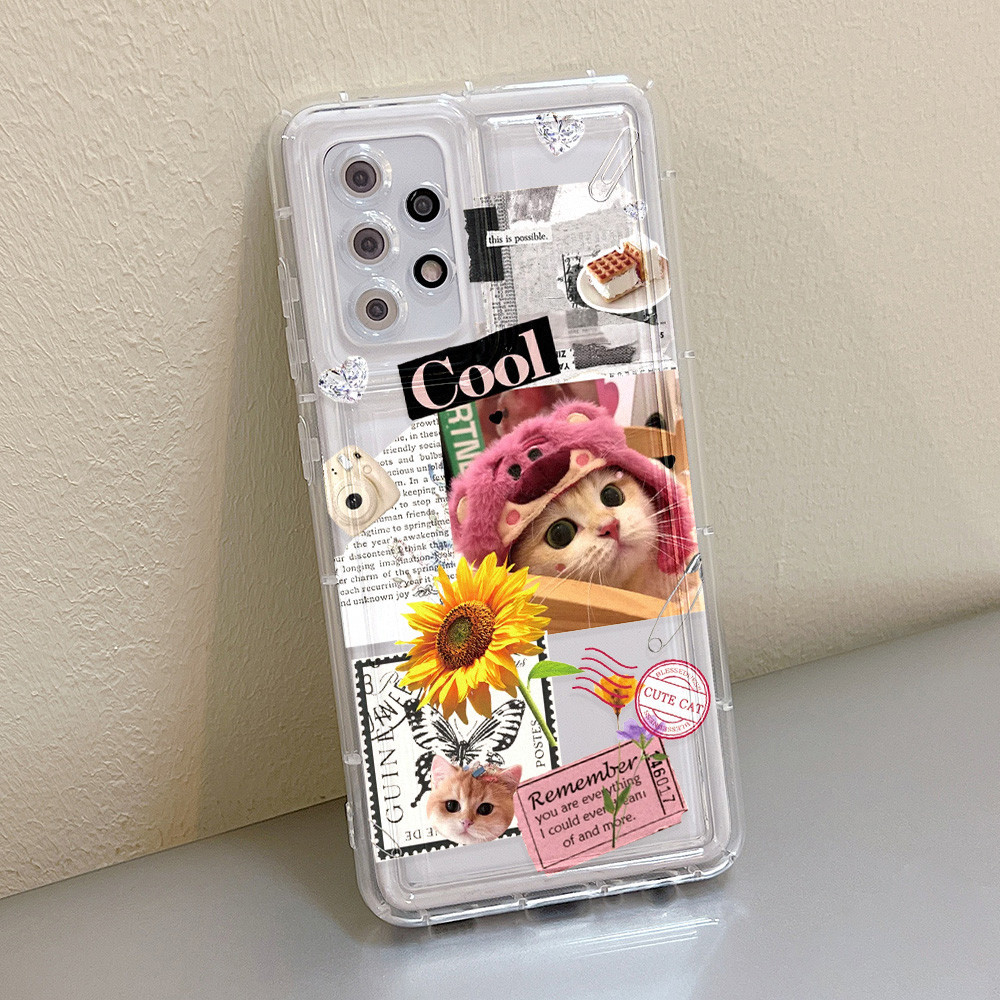 COD TPU โปร่งใส For เคส Samsung A35 A15 A55 A54 A05 F23 FE S24 A05s A23 A24 A14 A51 A12 A52 Ultra 5G