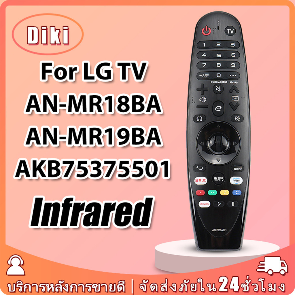"LG Magic remoteเมจิกรีโมท LG เหมาะกับAN-MR650A 600G 20GA MR18BA AKB75855
501 "