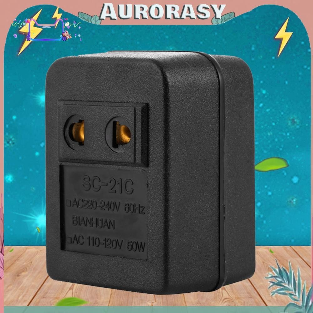 [AS ] ใหม ่ 50W US AC Power 220V ถึง 110V แรงดันไฟฟ ้ าสําหรับอะแดปเตอร ์ แปลงเดินทาง