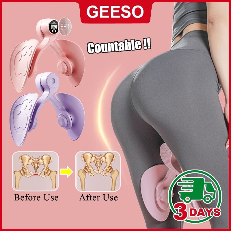 GEESO Hip Trainer Premium Kegel ออกกําลังกายวงต้านทานอุ้งเชิงกราน Strengthening อุปกรณ์และ Booty เคร