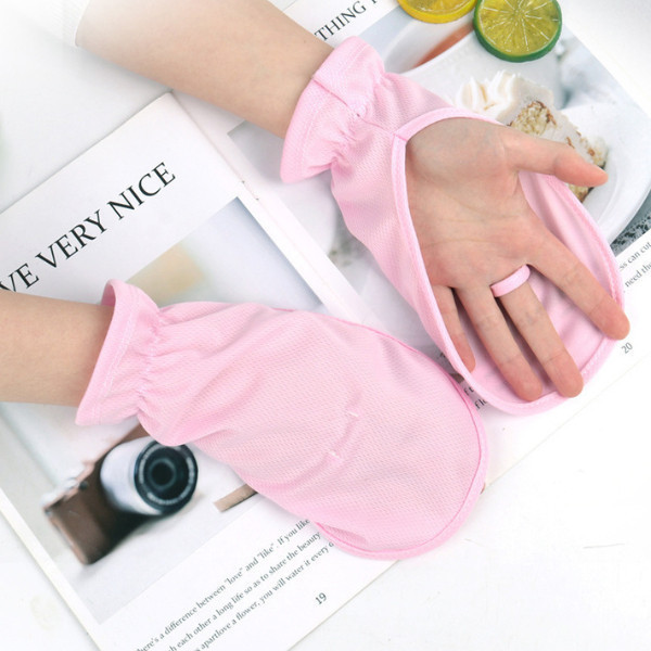 Gina.shop ถุงมือกันแดด ฤดูร้อน ขับรถ ขี่รถ ถุงมือกลางแจ้ง คละสี