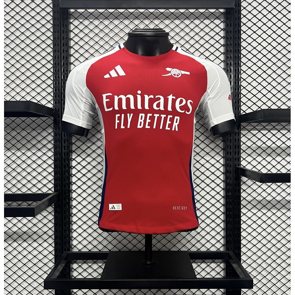 2425 Arsenal Home คุณภาพสูงกีฬาแขนสั ้ นเสื ้ อฟุตบอล Top of the line เสื ้ อยืด AAA Player Edition