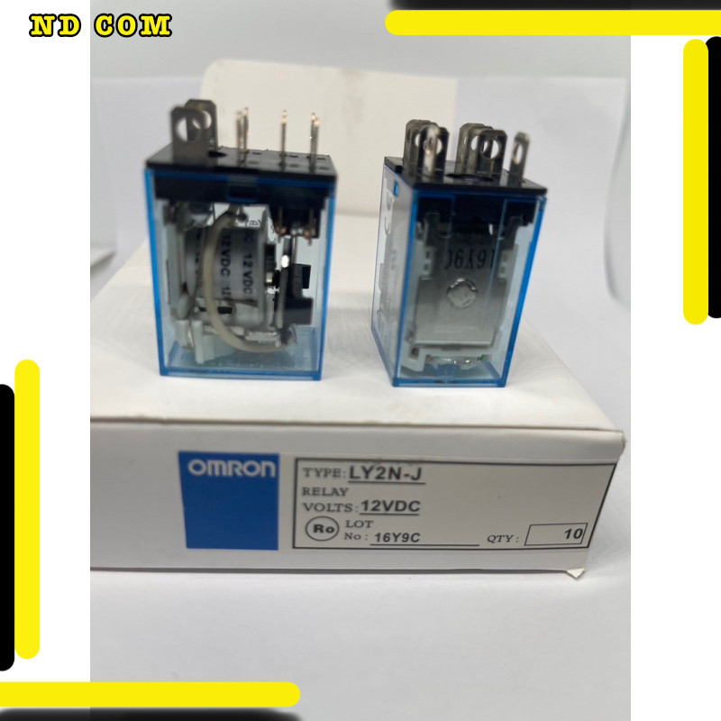 รีเลย์ LY2N ยี่ห้อ Omron มี 12VDC 24VDC 24VAC 110VAC 220VAC