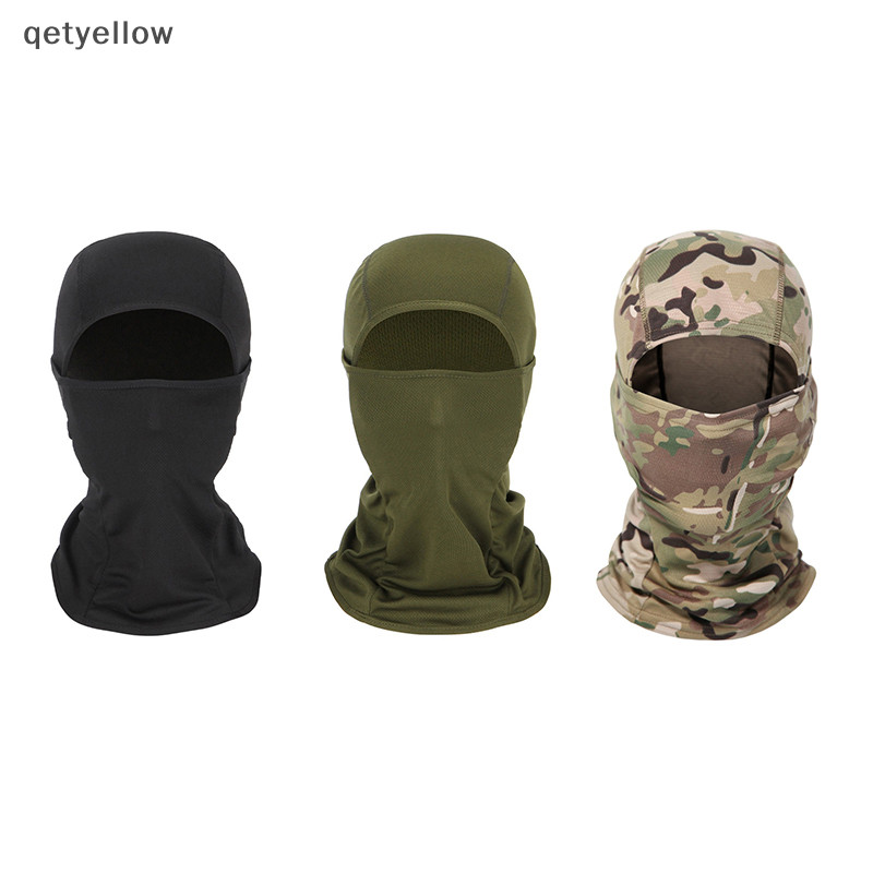 Qetyellow กลางแจ ้ งขี ่ จักรยานหมวก Camouflage คอ Icy Headscarf กันฝุ ่ นคอผู ้ ชายตกปลา TH