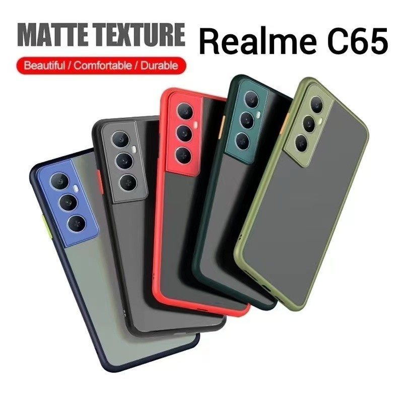 เคส กันกระแทก ด้าน สำหรับ Realme C65 4G / C67 RealmeC55 RealmeC53 C51 RealmeC33 C30 C30S C35 For เลียวมี่ 018