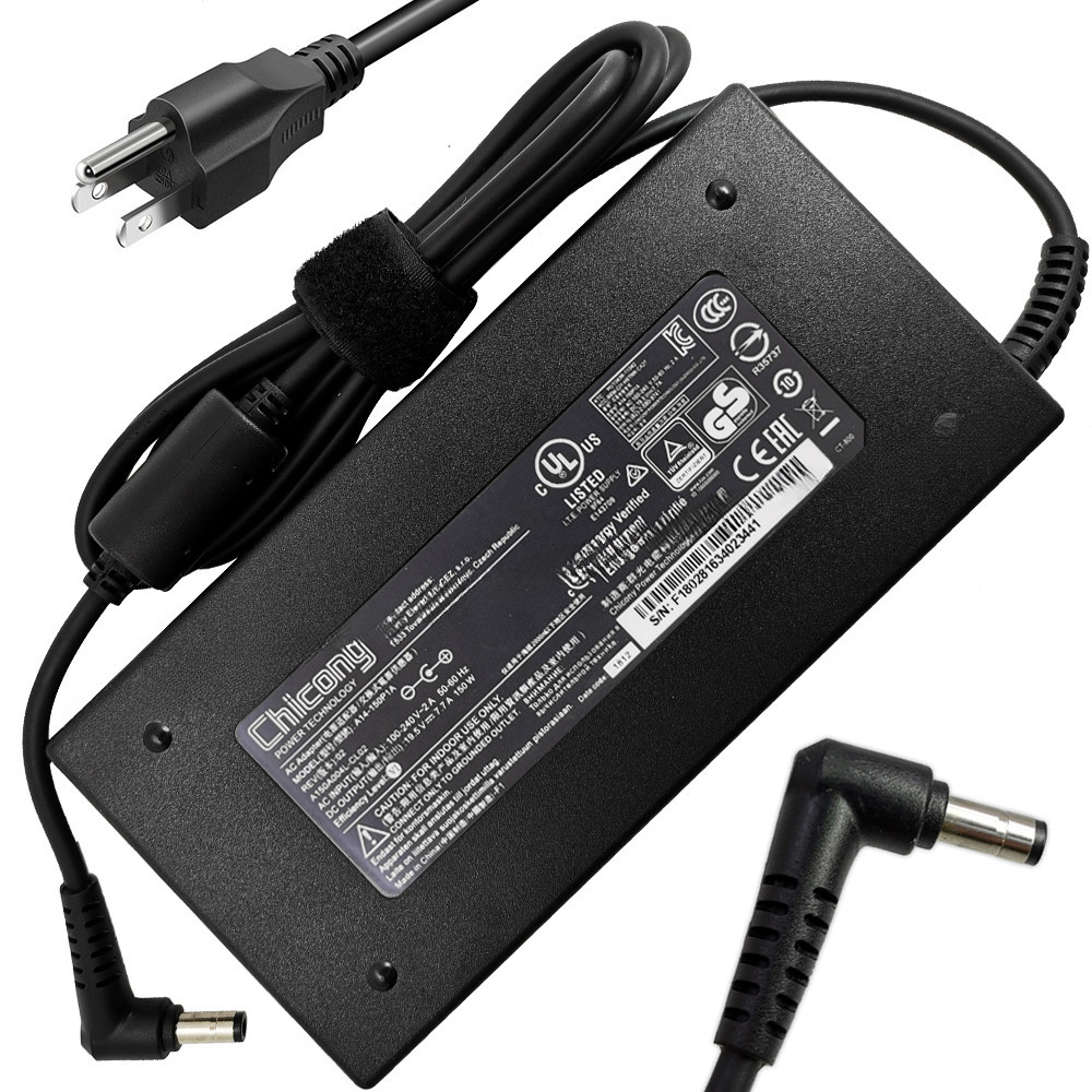 ใหม่ Chicony 19.5V 7.7A 150W แล็ปท็อปอะแดปเตอร์ AC สําหรับ Clevo P670RA,P671RA,P655RA,P650RA,P651RA,