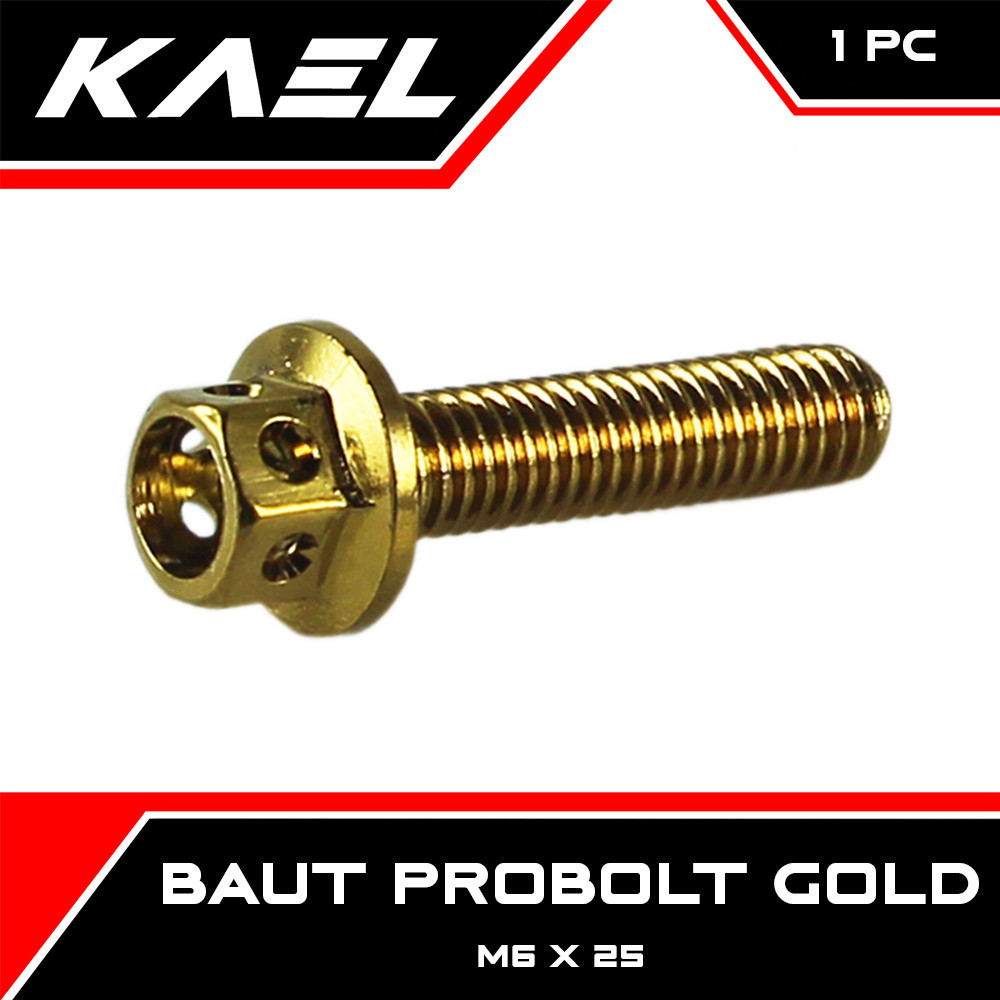 Probolt Gold Bolt Key 8 K8 M6x25 6x25 6 x 25 Gold Bolt Pro Bolt